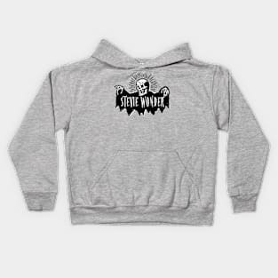 stevie wond bat villain Kids Hoodie